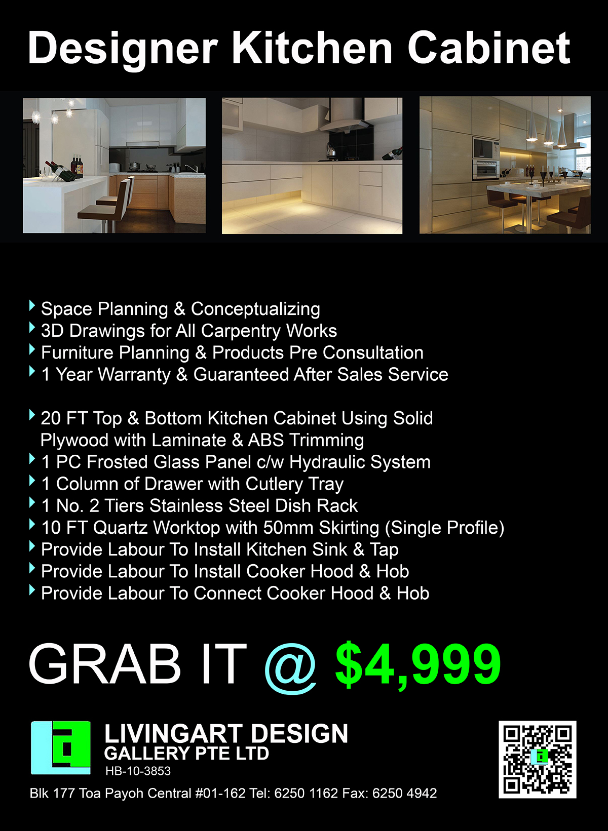 Absolute Kitchen Cabinet $4,999